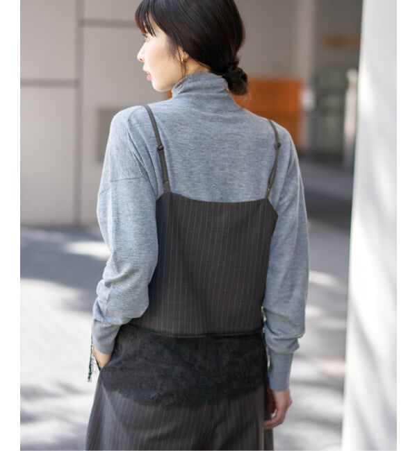 IENA「《追加》レースヘムキャミソール」|シャツ・ブラウス|