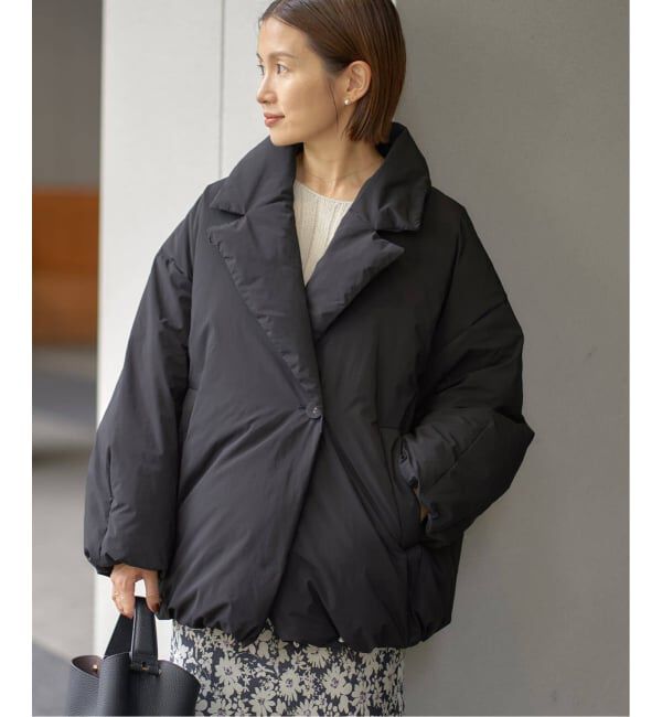 IENA「《追加2》ARTIROSA撥水テイラーコクーンダウン」|ダウン|