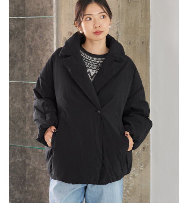 IENA「《追加2》ARTIROSA撥水テイラーコクーンダウン」|ダウン|