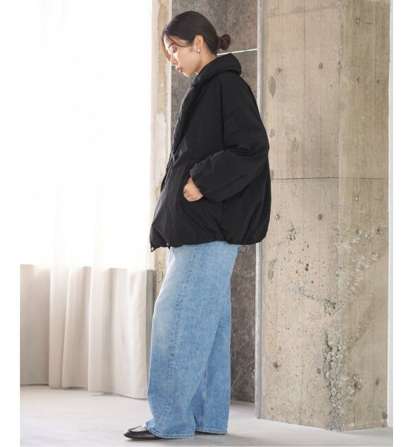 IENA「《追加2》ARTIROSA撥水テイラーコクーンダウン」|ダウン|