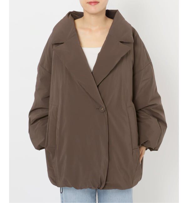 IENA「《追加2》ARTIROSA撥水テイラーコクーンダウン」|ダウン|