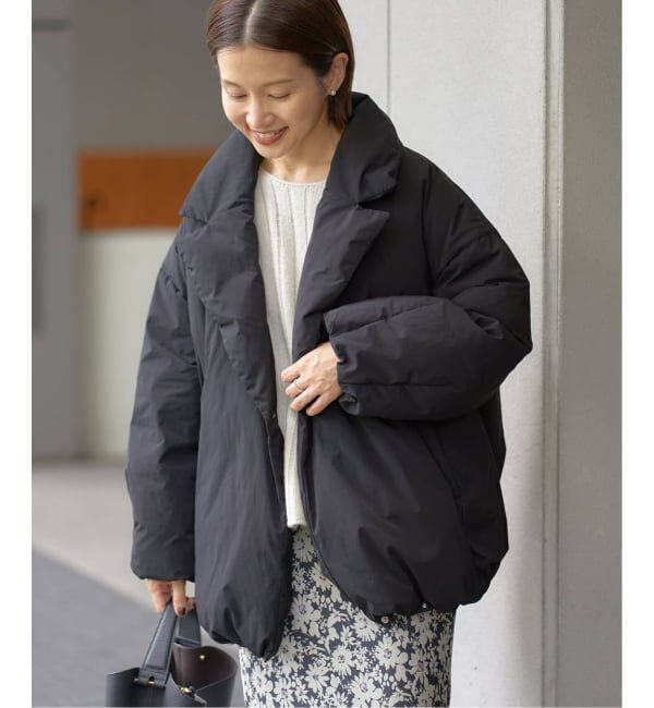 IENA「《追加2》ARTIROSA撥水テイラーコクーンダウン」|ダウン|