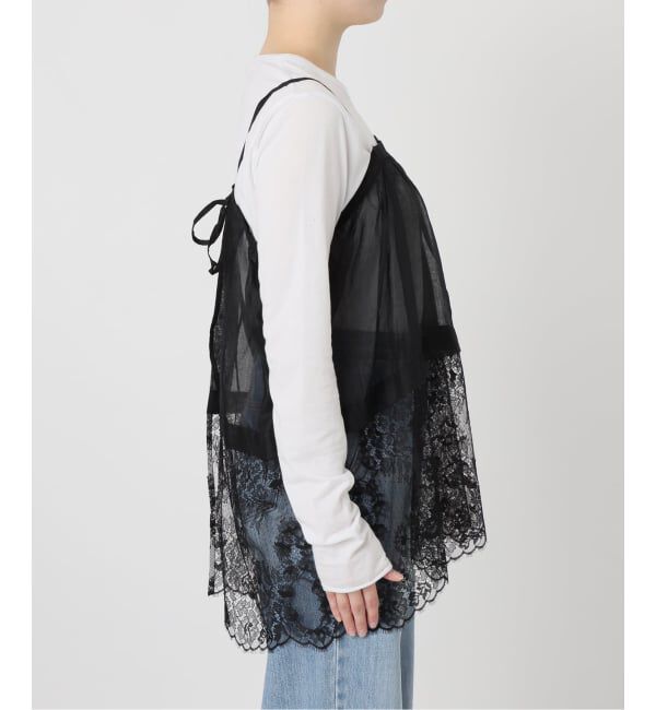 IENA「《追加2予約》Heriter/エリテ リバーレースキャミソール」|シャツ・ブラウス|