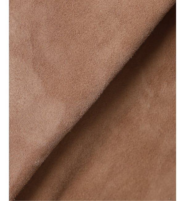 IENA「《予約》ラムスエードブルゾン」|ライダースジャケット|