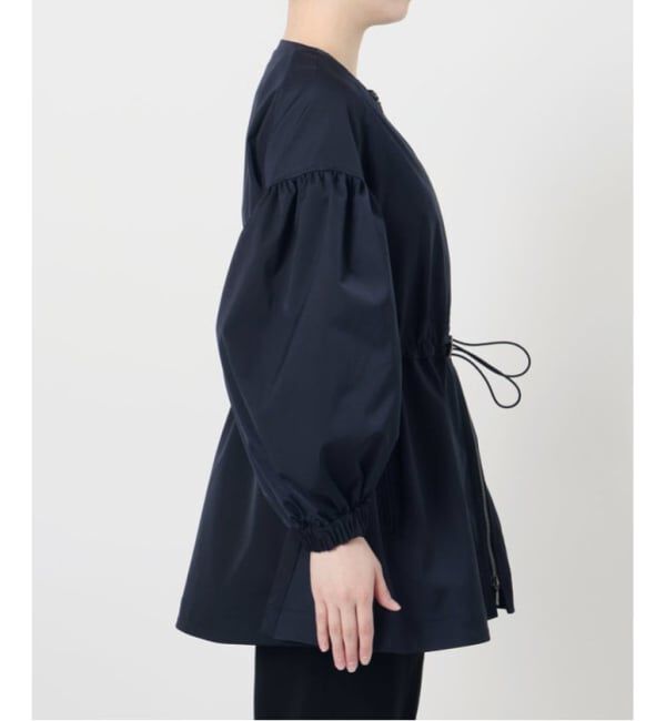 VERMEIL par iena「《追加2予約》ノーカラーギャザーZIPブルゾン」|その他|