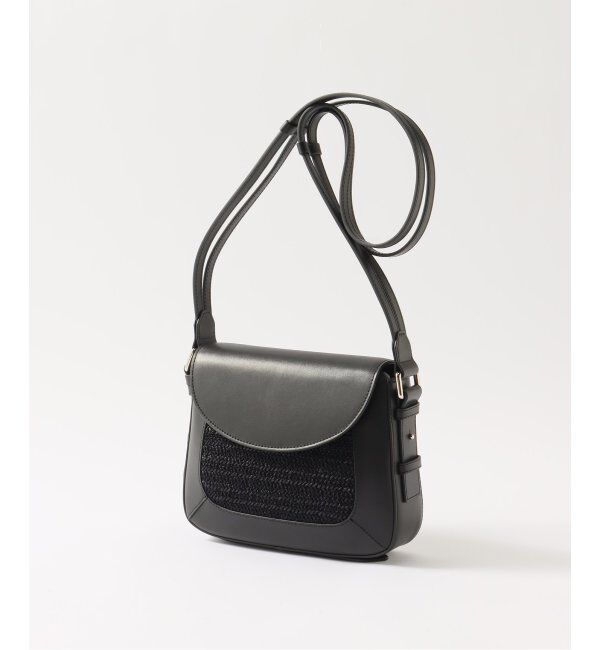 EDIFICE「【LAvenir / ラ・ヴェニール】Ilse Mini Shoulder Bag Mesh」|ショルダー・メッセンジャー|ブラック