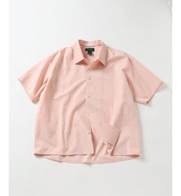 JOURNAL STANDARD relume「INDIA / ラウンド ジャガード レギュラー カラー シャツ &ldquo;インド製&rdquo;」|シャツ・ブラウス|オレンジ