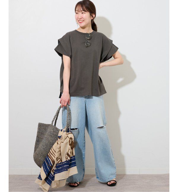 JOURNAL STANDARD relume「《追加》ショルダータックルーズプルオーバー」|Tシャツ・カットソー|