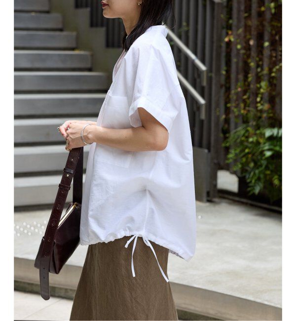 JOURNAL STANDARD「《WEB限定追加》ハードマンズリネンコットンフレンチスリーブスキッパーシャツ」|シャツ・ブラウス|