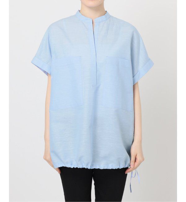 JOURNAL STANDARD「《WEB限定追加》ハードマンズリネンコットンフレンチスリーブスキッパーシャツ」|シャツ・ブラウス|