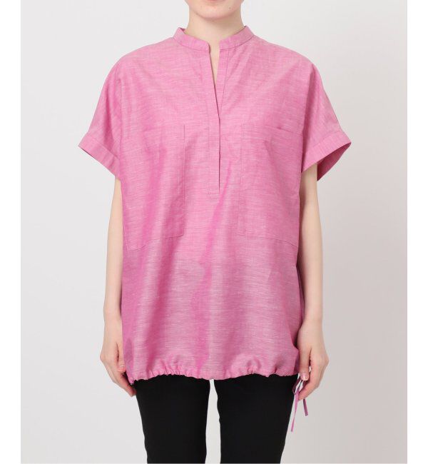 JOURNAL STANDARD「《WEB限定追加》ハードマンズリネンコットンフレンチスリーブスキッパーシャツ」|シャツ・ブラウス|