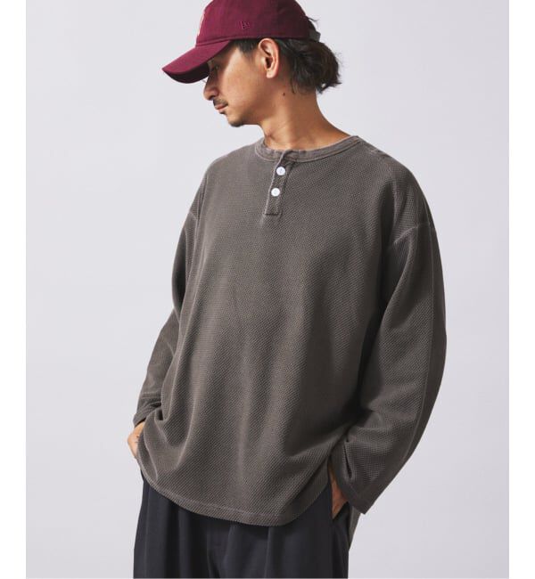 JOURNAL STANDARD relume「バックピケ ヘンリーネック 3/4 スリーブ」|Tシャツ・カットソー|