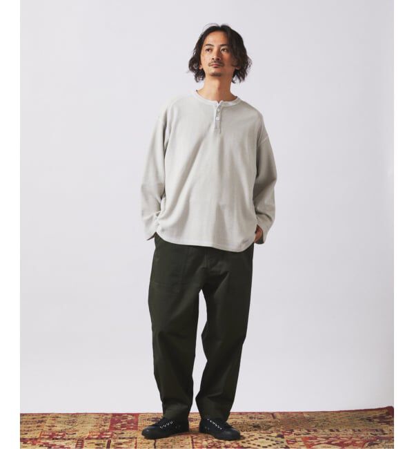 JOURNAL STANDARD relume「バックピケ ヘンリーネック 3/4 スリーブ」|Tシャツ・カットソー|