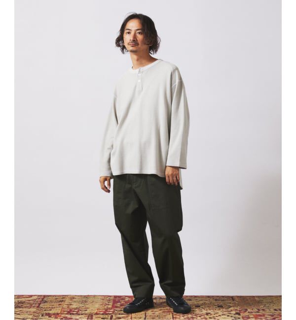 JOURNAL STANDARD relume「バックピケ ヘンリーネック 3/4 スリーブ」|Tシャツ・カットソー|