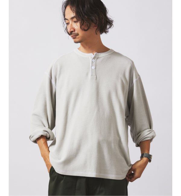 JOURNAL STANDARD relume「バックピケ ヘンリーネック 3/4 スリーブ」|Tシャツ・カットソー|