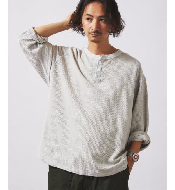 JOURNAL STANDARD relume「バックピケ ヘンリーネック 3/4 スリーブ」|Tシャツ・カットソー|