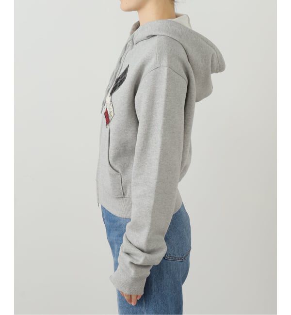 Oriens JOURNAL STANDARD「【OPEN YY / オープンワイワイ】Knitted ARGYLE PATCHED HOODIE YY254JK001G」|パーカー|