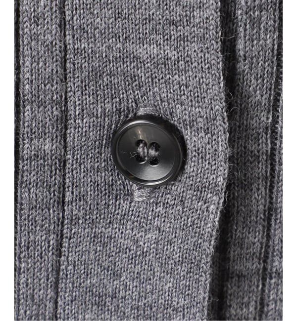 journal standard L'essage「襟つきリブカーディガン」|カーディガン|