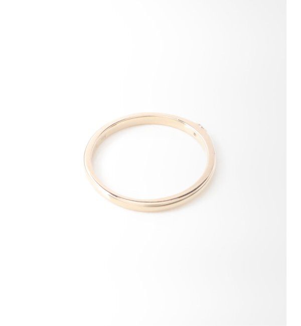 Lilas by Spick&Span「0.03ダイヤ甲丸リング K10」|リング|