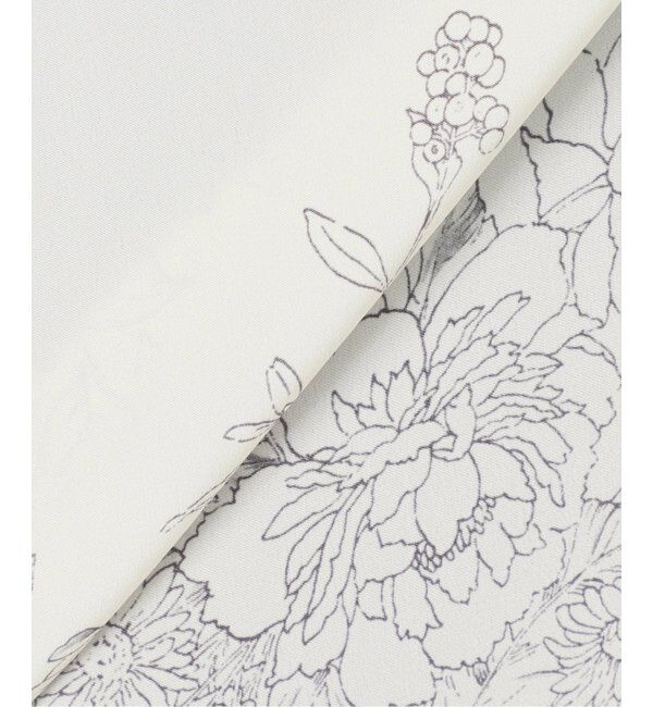 HARDY NOIR「ラインフラワープリントフリルエリブラウス」|シャツ・ブラウス|