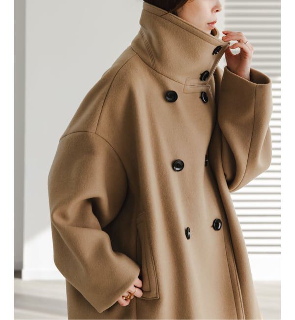 NOBLE「《追加》スタンドカラーオーバーコート」|その他|