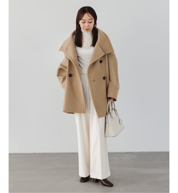 NOBLE「《追加》スタンドカラーオーバーコート」|その他|