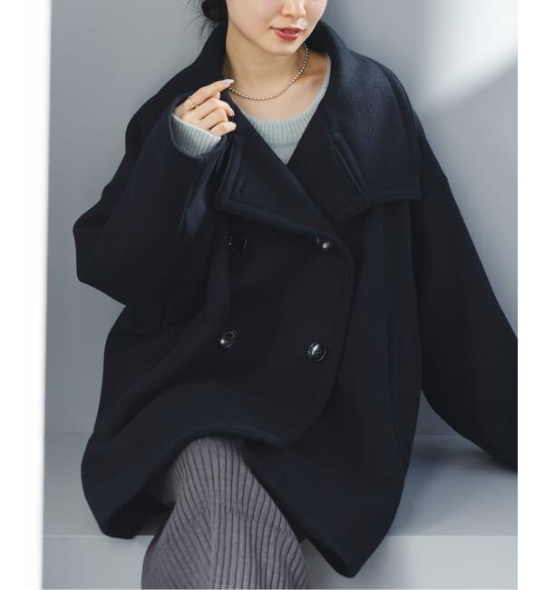 NOBLE「《追加》スタンドカラーオーバーコート」|その他|