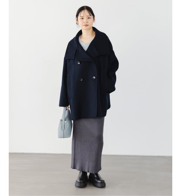 NOBLE「《追加》スタンドカラーオーバーコート」|その他|