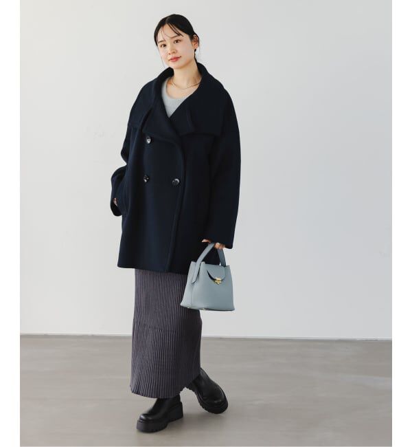 NOBLE「《追加》スタンドカラーオーバーコート」|その他|