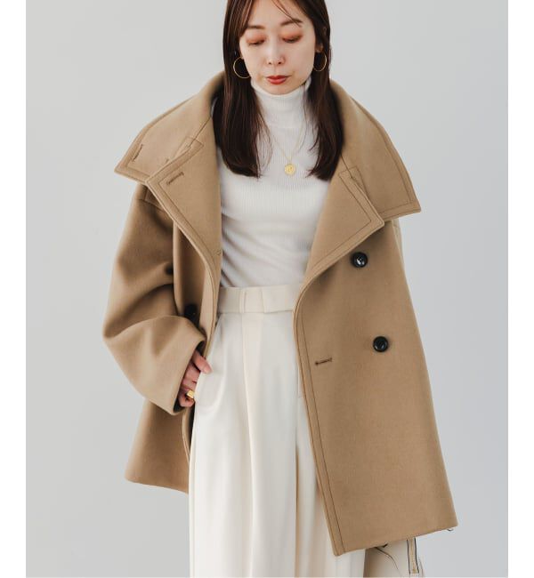 NOBLE「《追加》スタンドカラーオーバーコート」|その他|