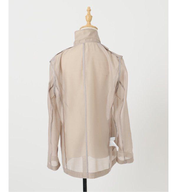  「【洗える】ウォッシャブルシアージャケット」|テーラードジャケット|