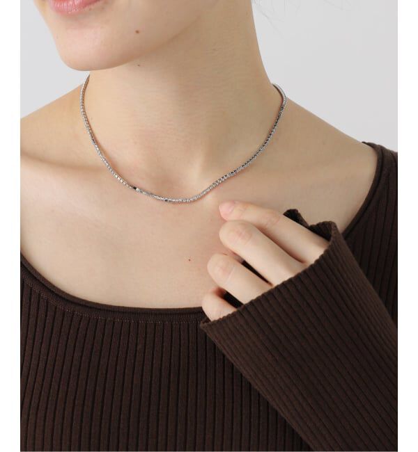  「La Totalite ラインストーン チョーカー」|ネックレス|