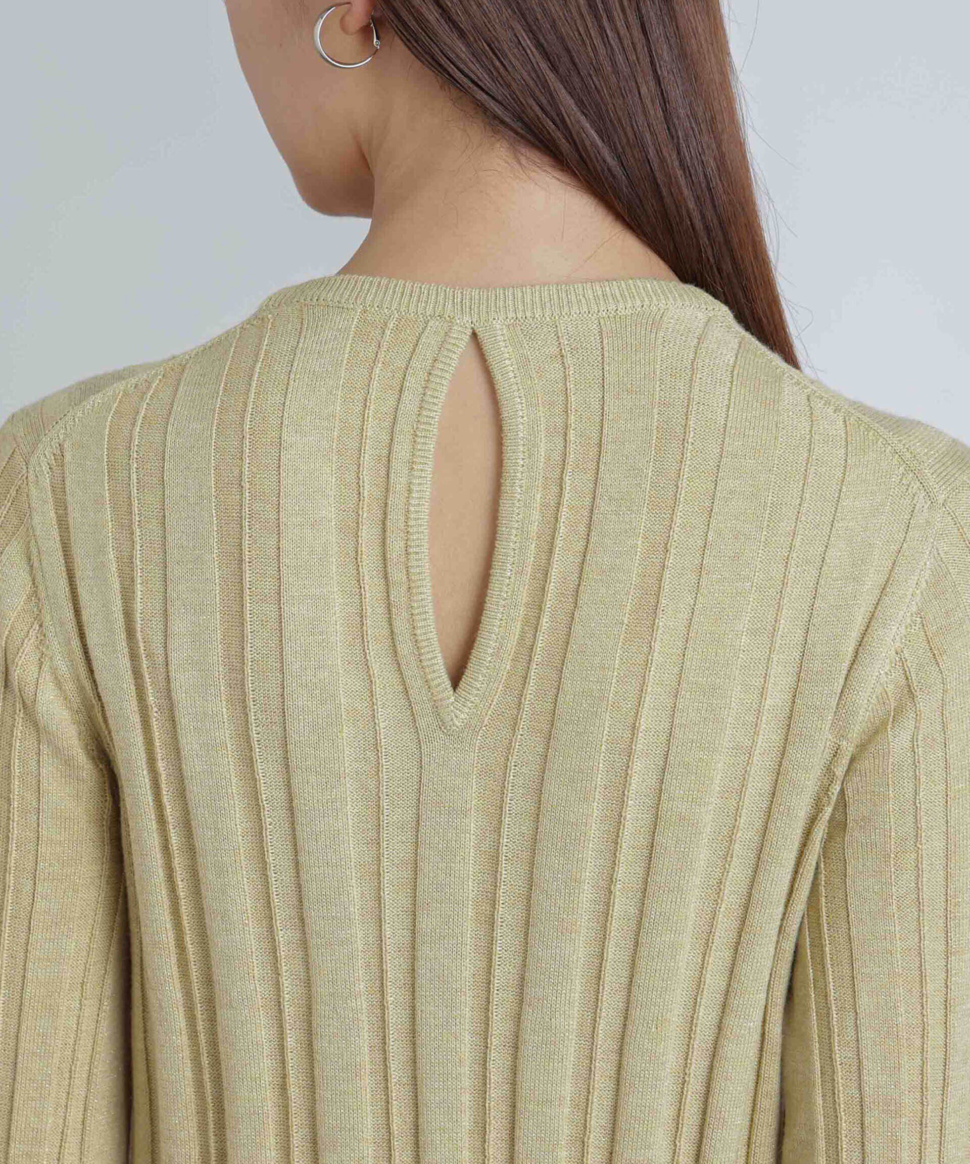 nano･universe「ワイドリブラメニットワンピース」|ワンピース|