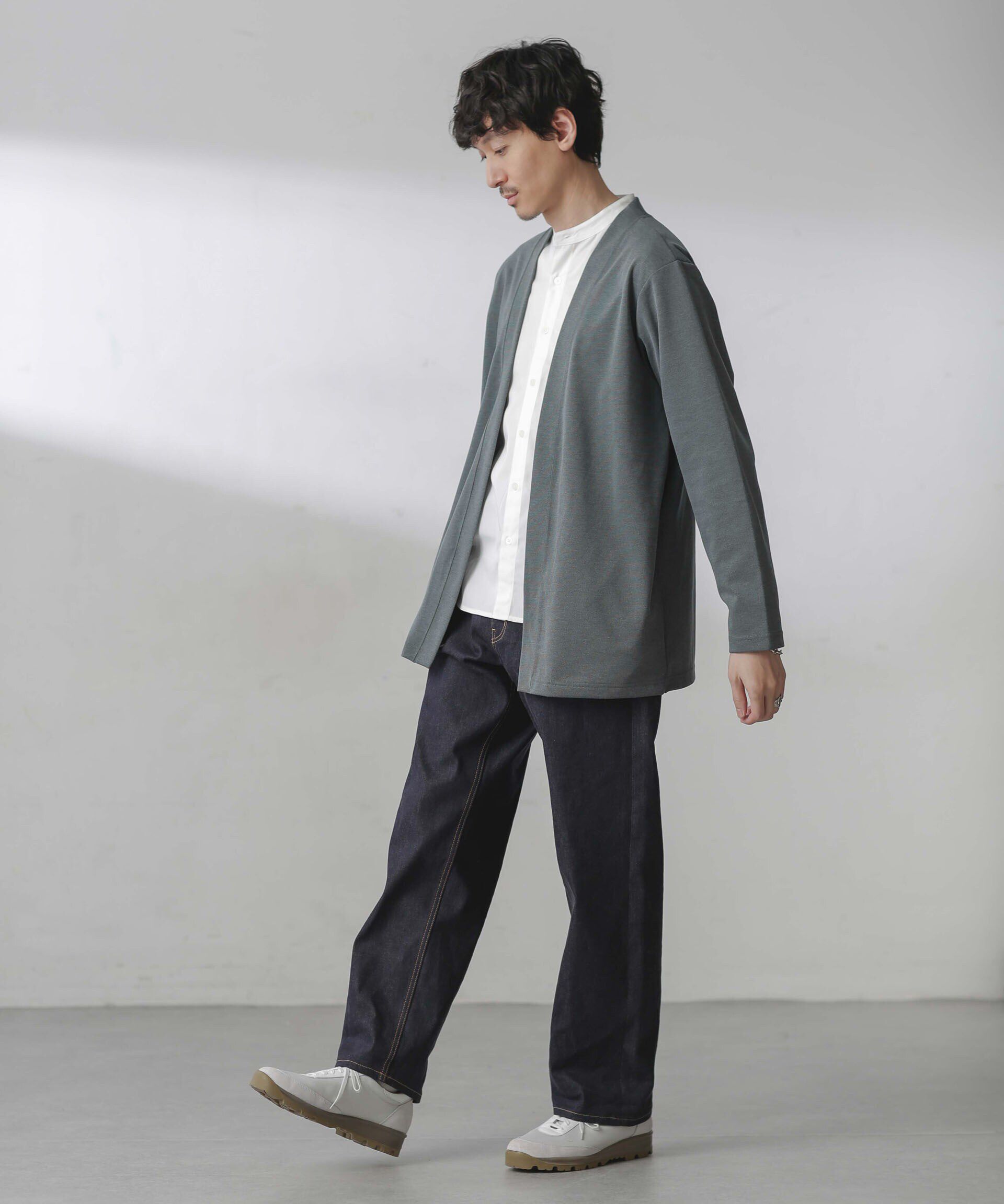 nano･universe「ダブルジャージー着流しカーディガン 24AW」|Tシャツ・カットソー|