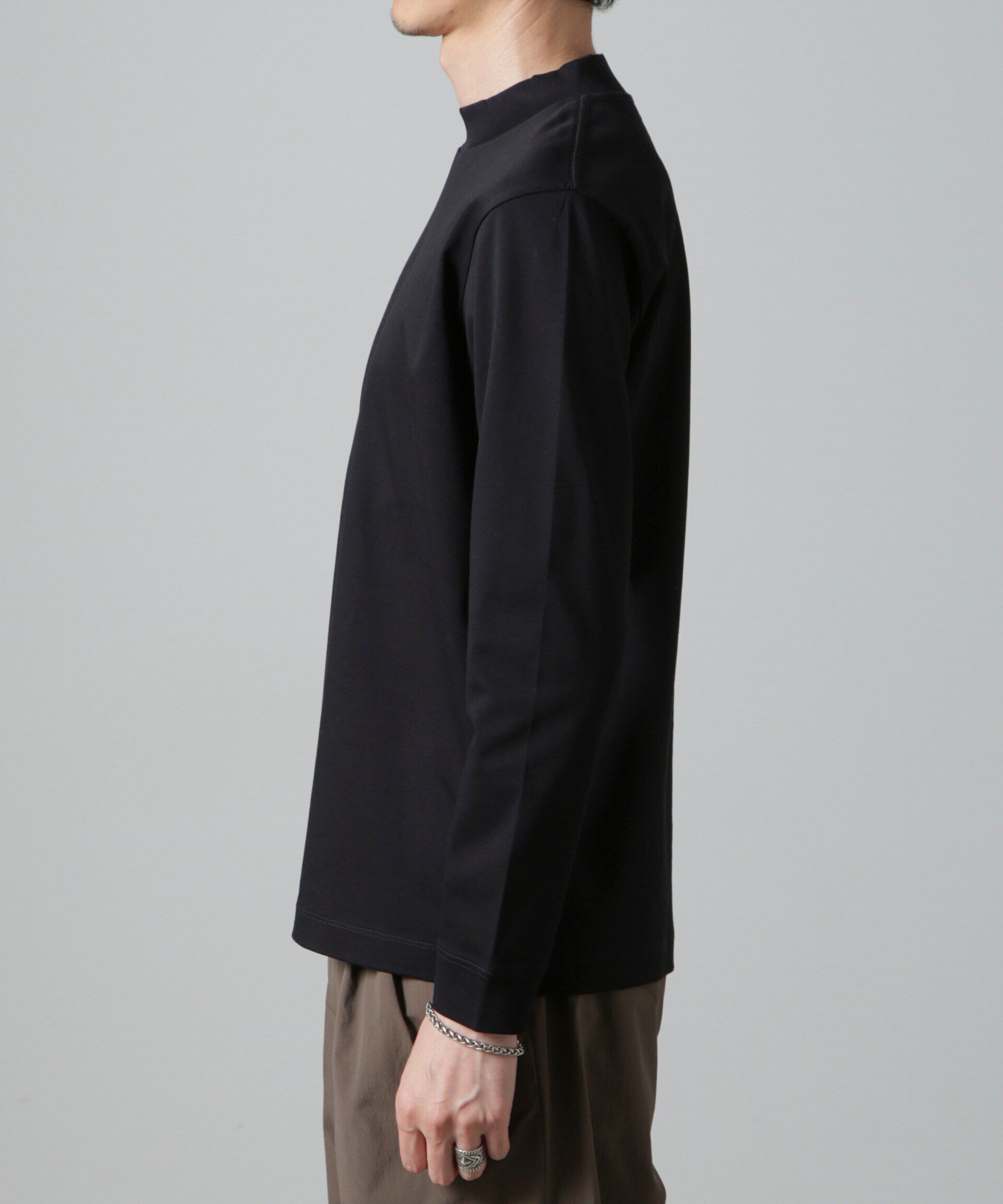 nano･universe「アンチスメルモックネックTシャツ 長袖」|Tシャツ・カットソー|