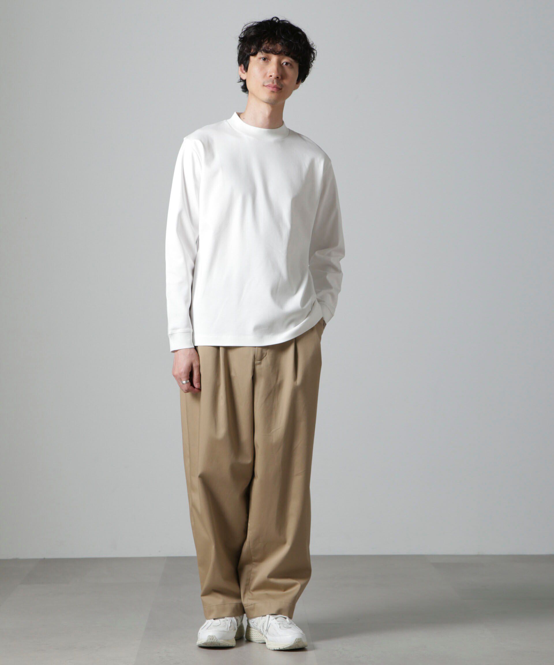 nano･universe「アンチスメルモックネックTシャツ 長袖」|Tシャツ・カットソー|