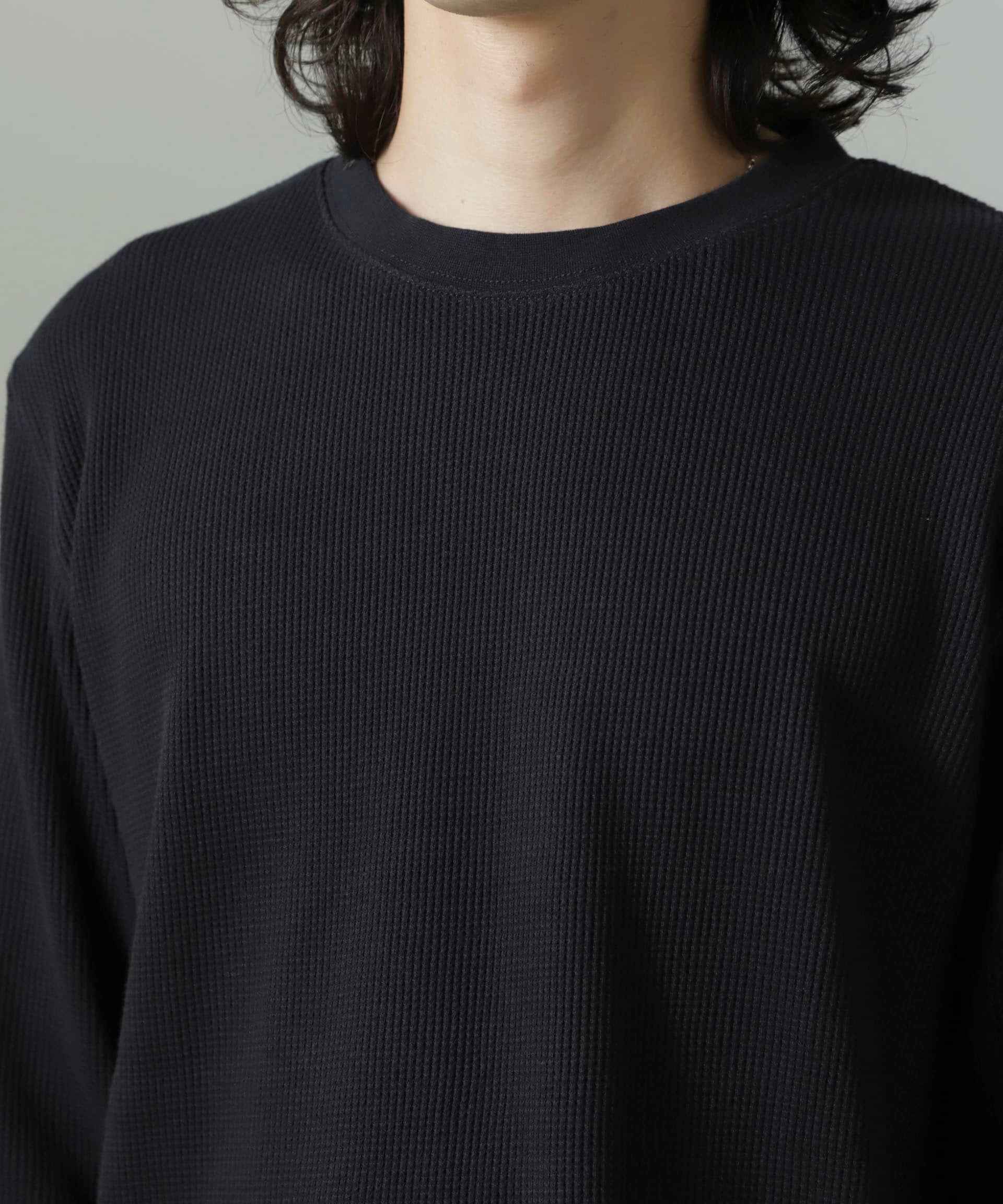 nano･universe「アンチスメルワッフルTシャツ 長袖」|Tシャツ・カットソー|