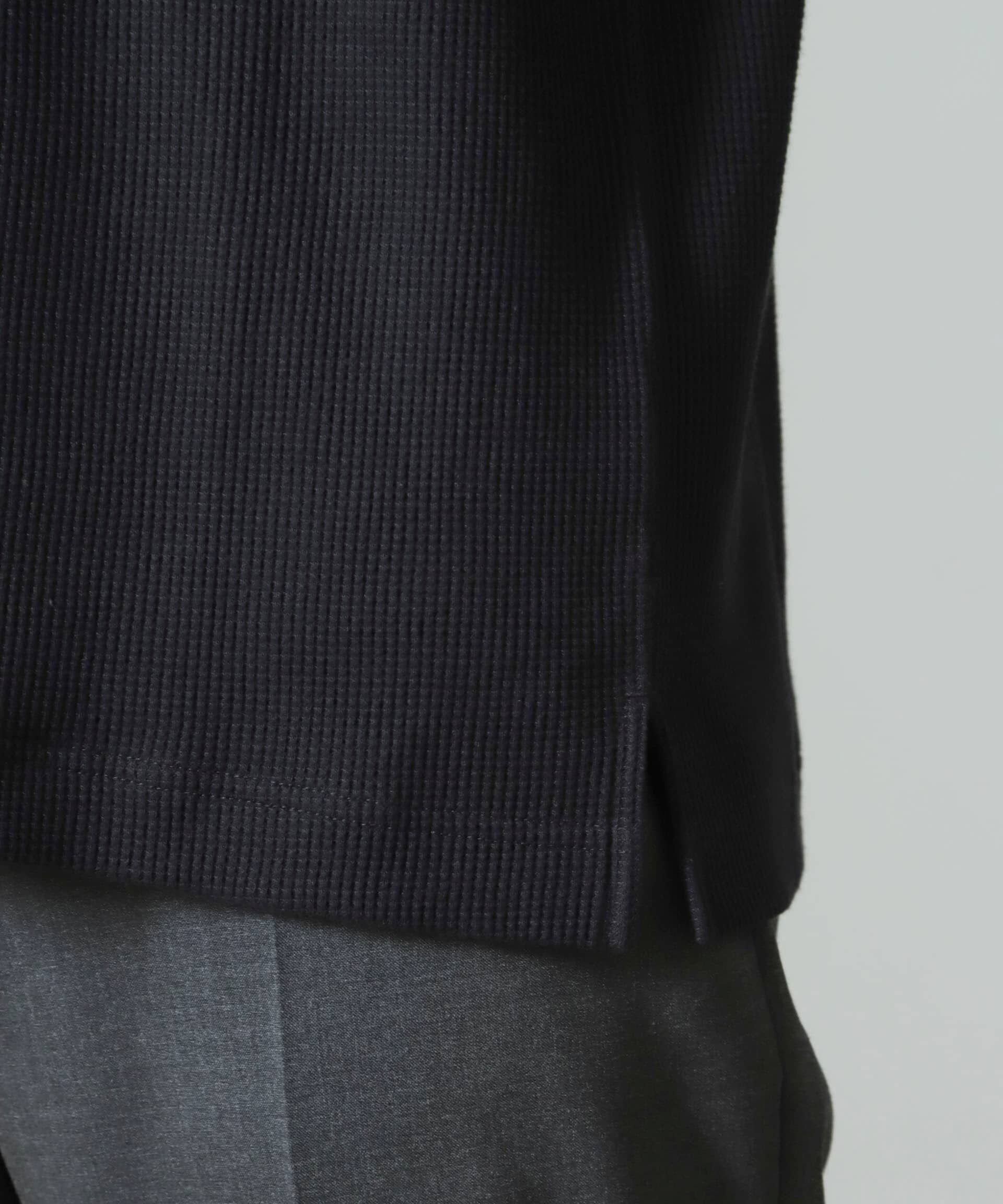 nano･universe「アンチスメルワッフルTシャツ 長袖」|Tシャツ・カットソー|