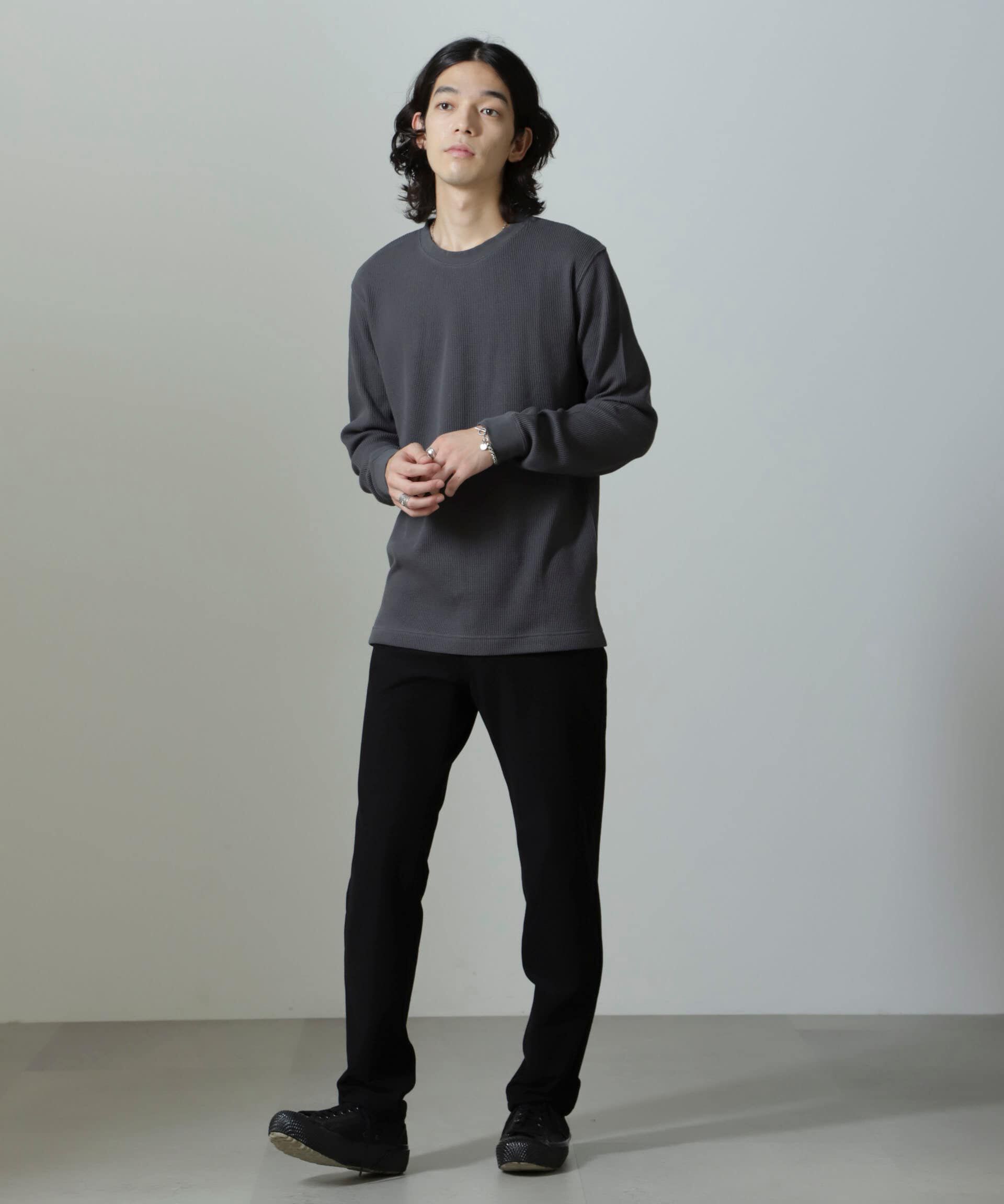 nano･universe「アンチスメルワッフルTシャツ 長袖」|Tシャツ・カットソー|