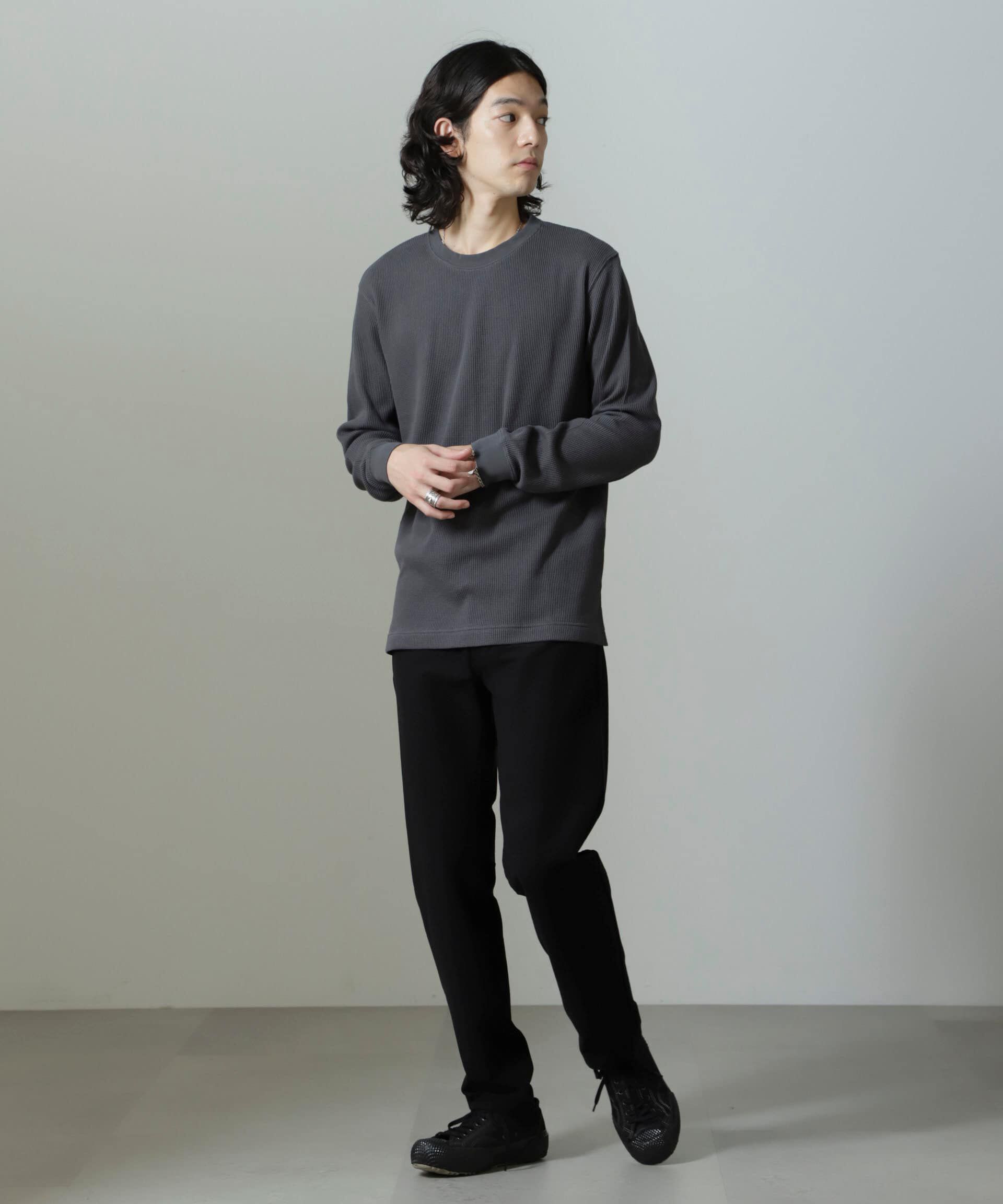 nano･universe「アンチスメルワッフルTシャツ 長袖」|Tシャツ・カットソー|