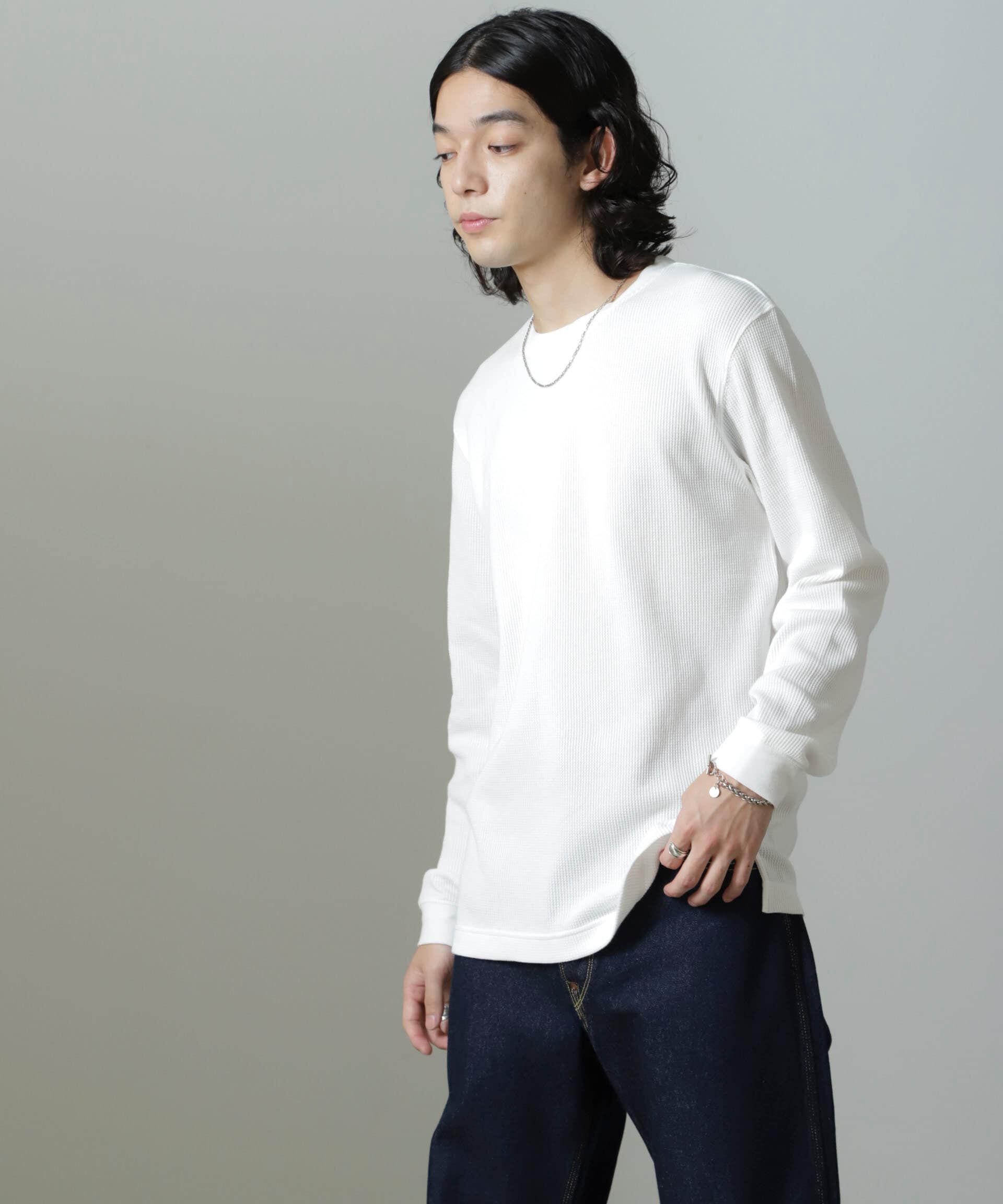 nano･universe「アンチスメルワッフルTシャツ 長袖」|Tシャツ・カットソー|