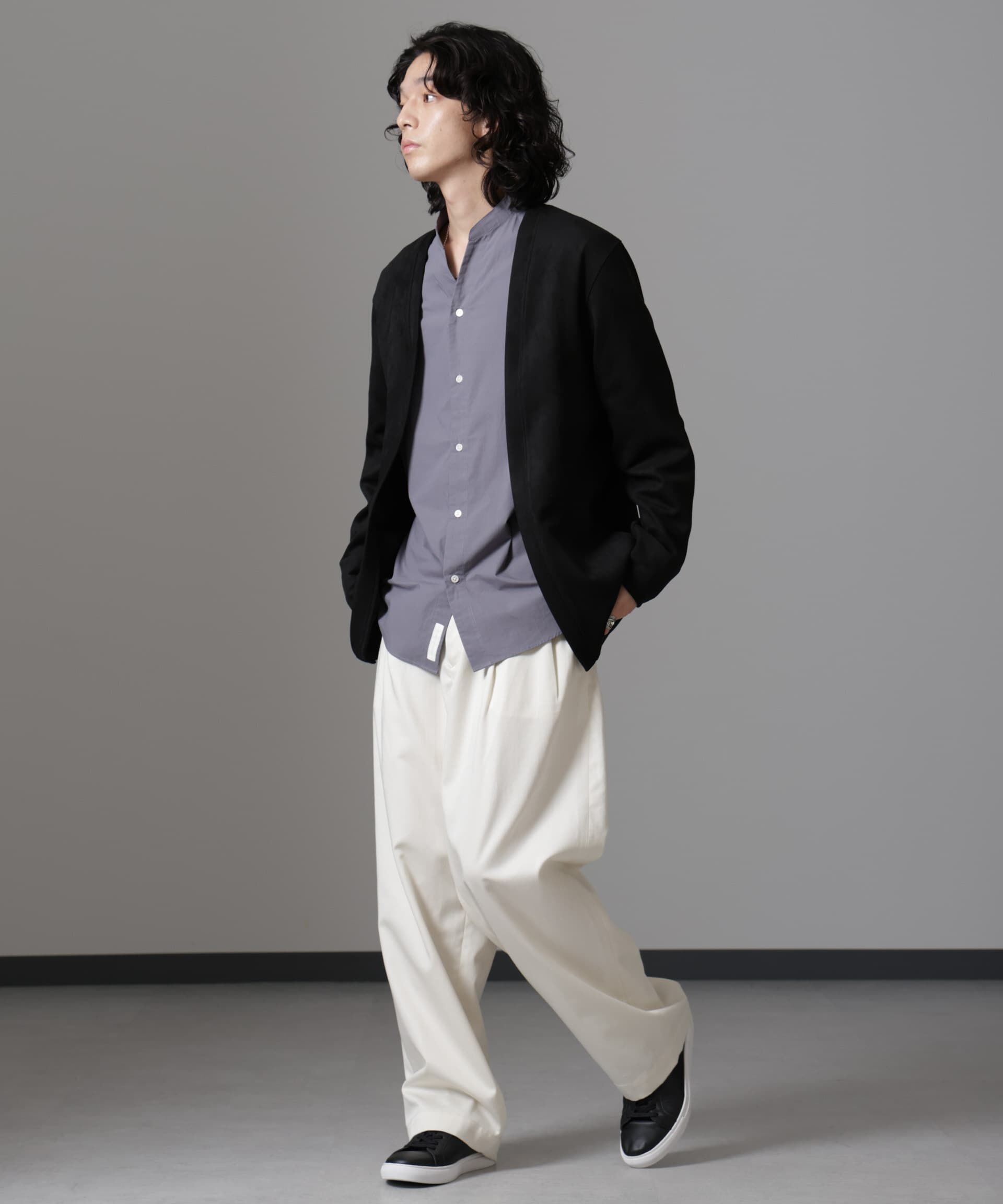 nano･universe「フェイクスエードトッパーカーディガン 24AW」|Tシャツ・カットソー|