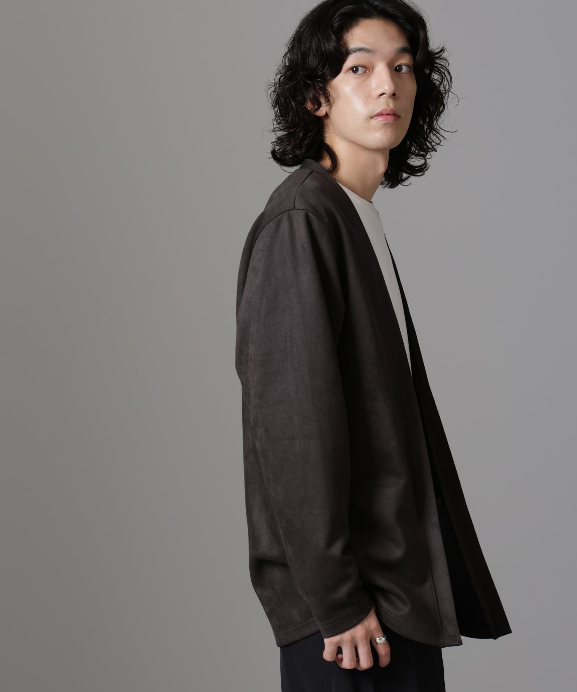 nano･universe「フェイクスエードトッパーカーディガン 24AW」|Tシャツ・カットソー|