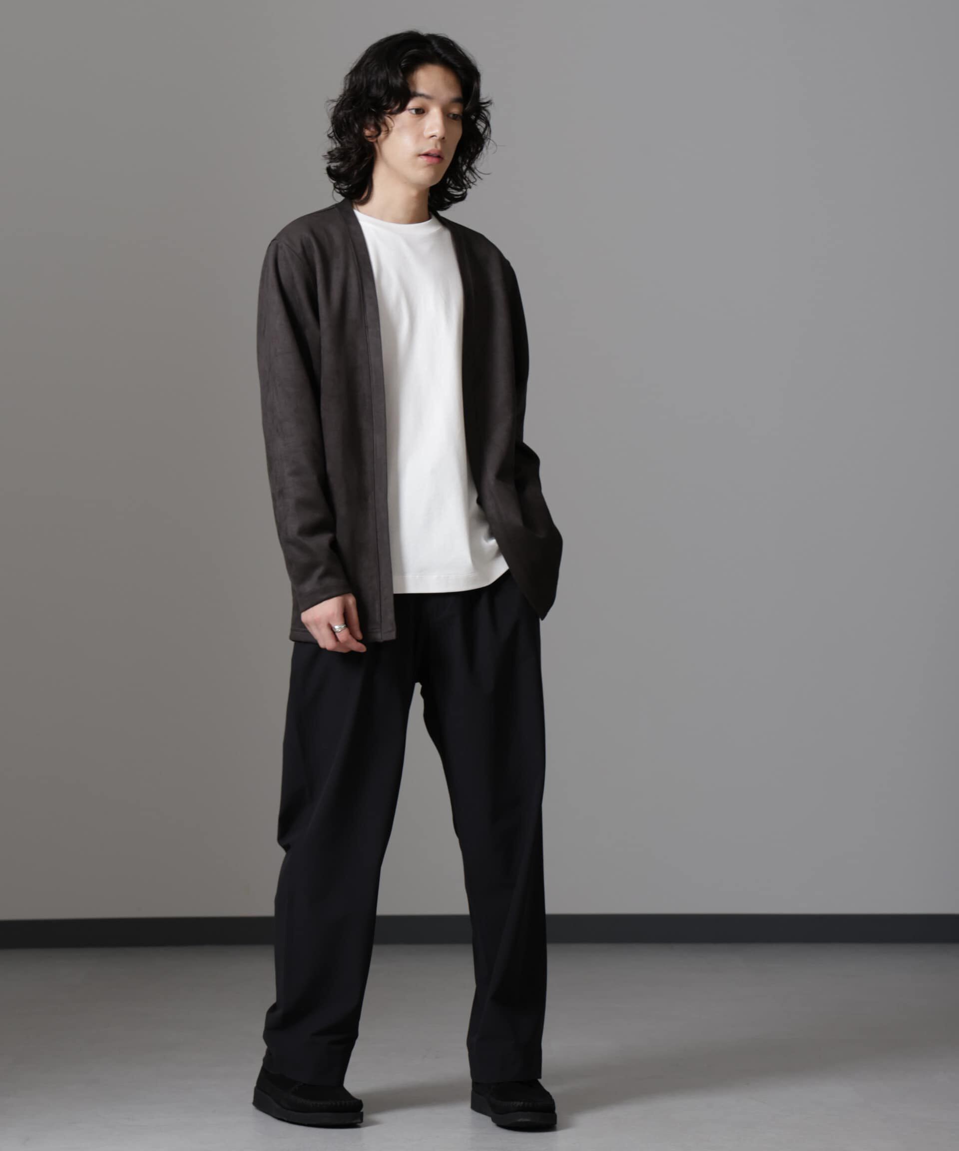 nano･universe「フェイクスエードトッパーカーディガン 24AW」|Tシャツ・カットソー|