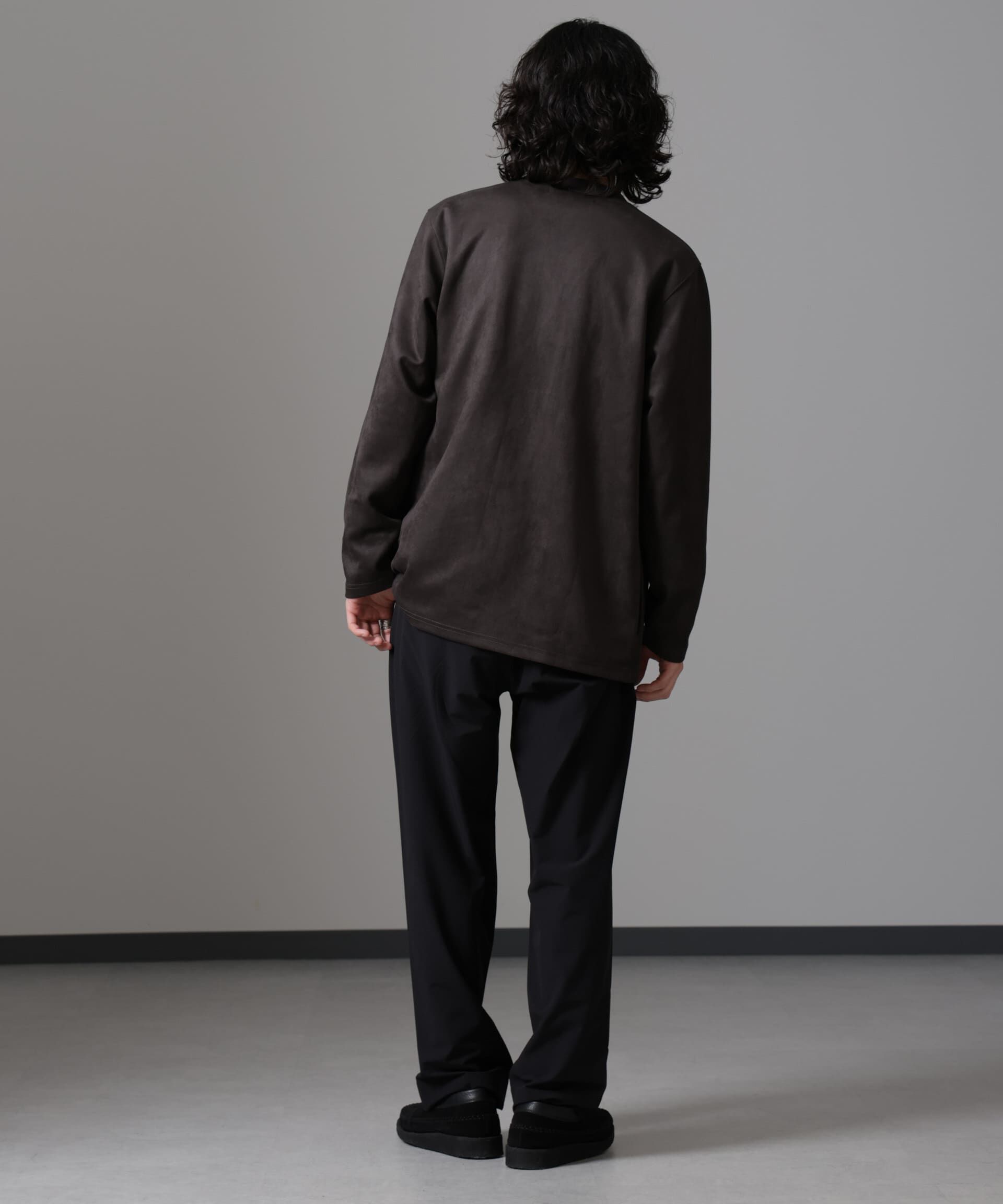 nano･universe「フェイクスエードトッパーカーディガン 24AW」|Tシャツ・カットソー|