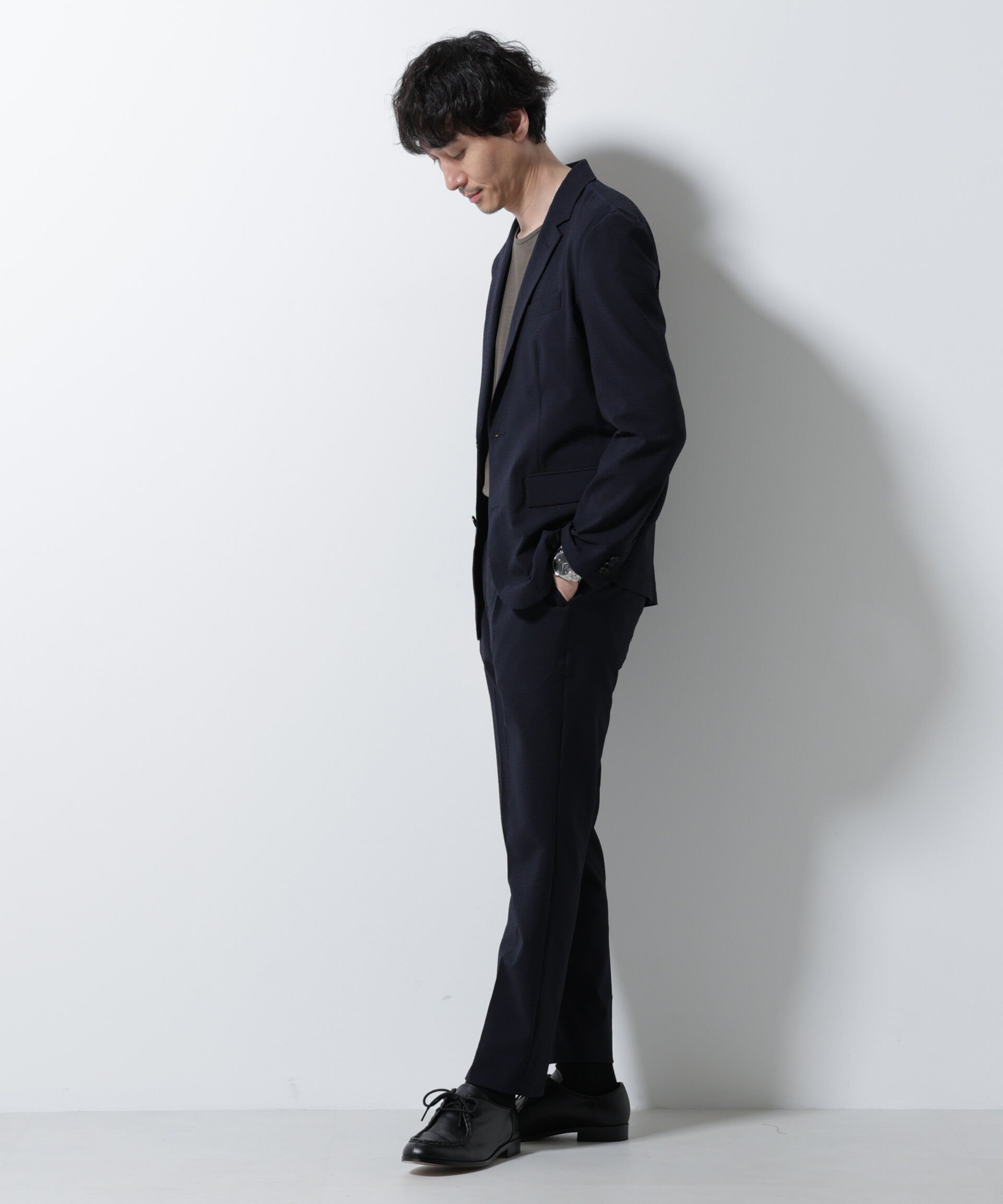 nano･universe「「Damerino」DotAir(R)サッカーストレッチセットアップ/吸水速乾」|スーツ|