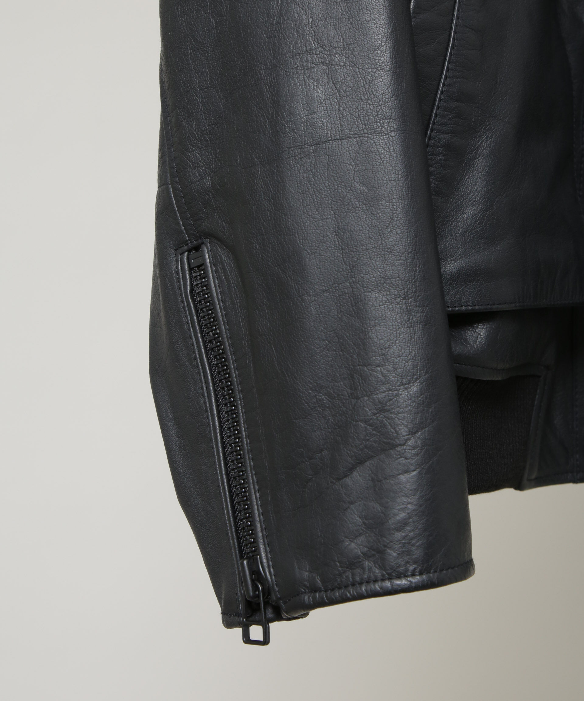 nano･universe「｢HOTEL PALACE｣ シングルライダース レザーJKT」|ライダースジャケット|