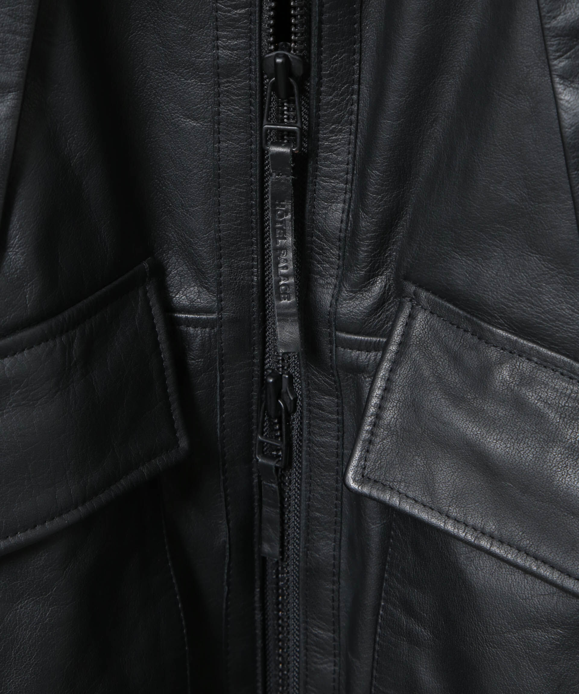 nano･universe「｢HOTEL PALACE｣ シングルライダース レザーJKT」|ライダースジャケット|