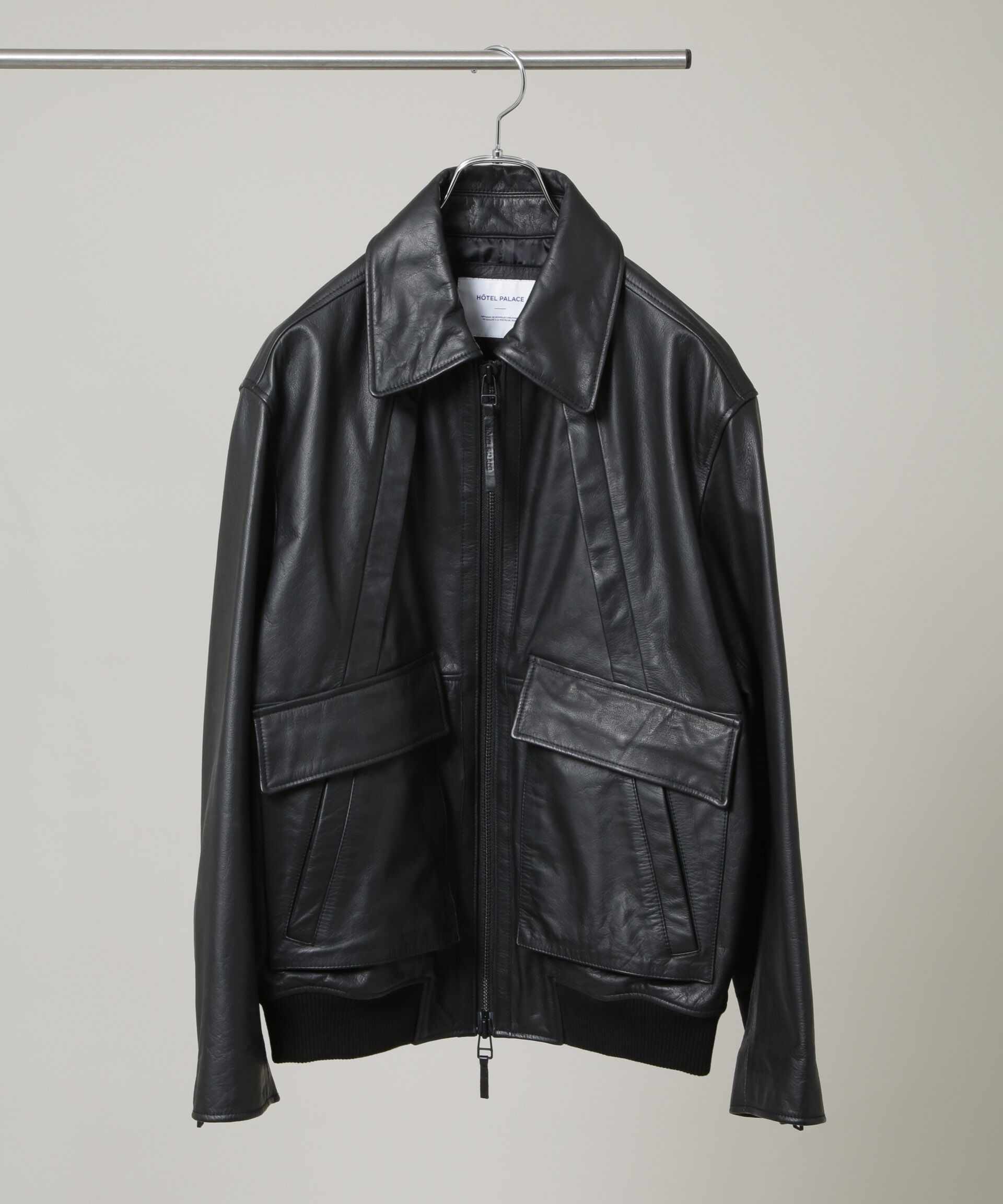 nano･universe「｢HOTEL PALACE｣ シングルライダース レザーJKT」|ライダースジャケット|