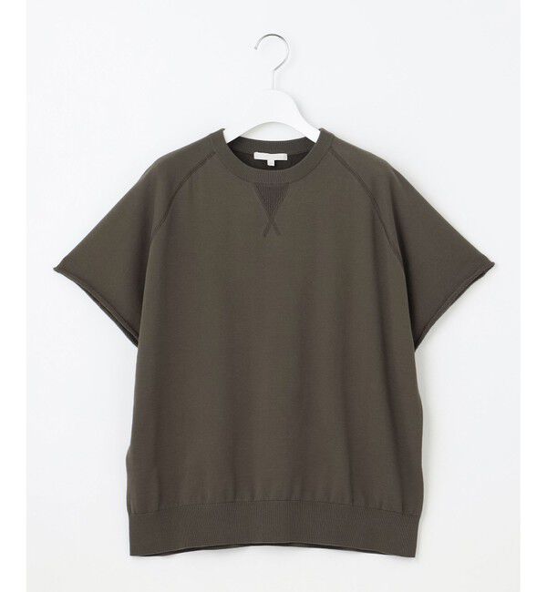 自由区「【洗える】コットンループバックスウェット ニット」|ニット・セーター|